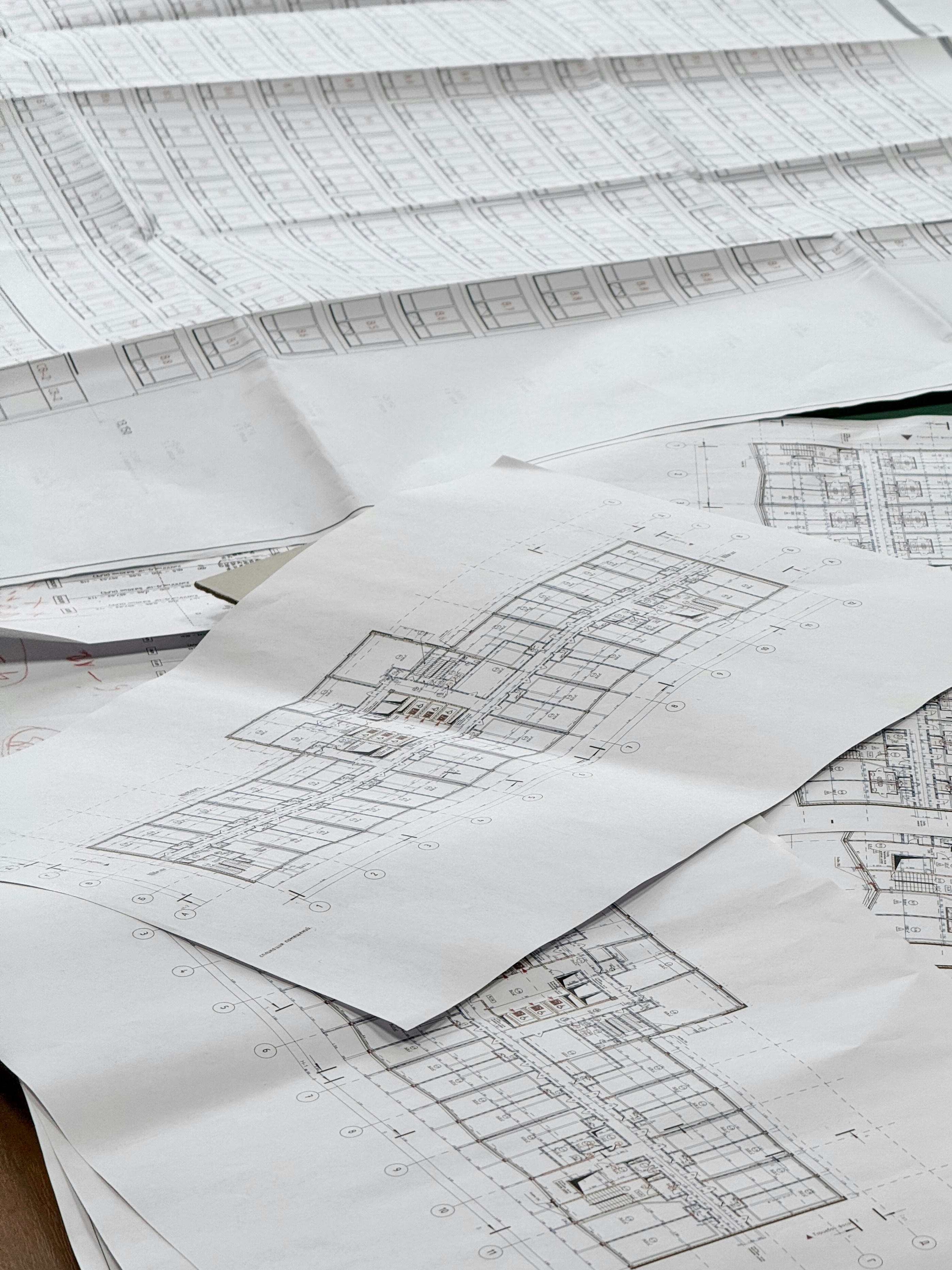 Construction blueprints